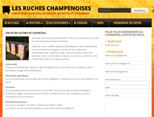 Tablet Screenshot of les-ruches-champenoises.com